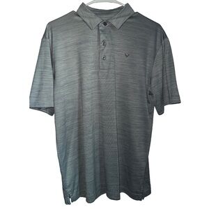 Men's Callaway Gray Polo Shirt